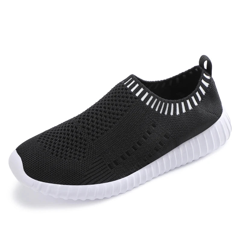 Women Casual Sneakers Mesh Breathable Sport Shoes for Woman Vulcanized Shoes Summer Female Socks Walking Shoes Woman Footwear