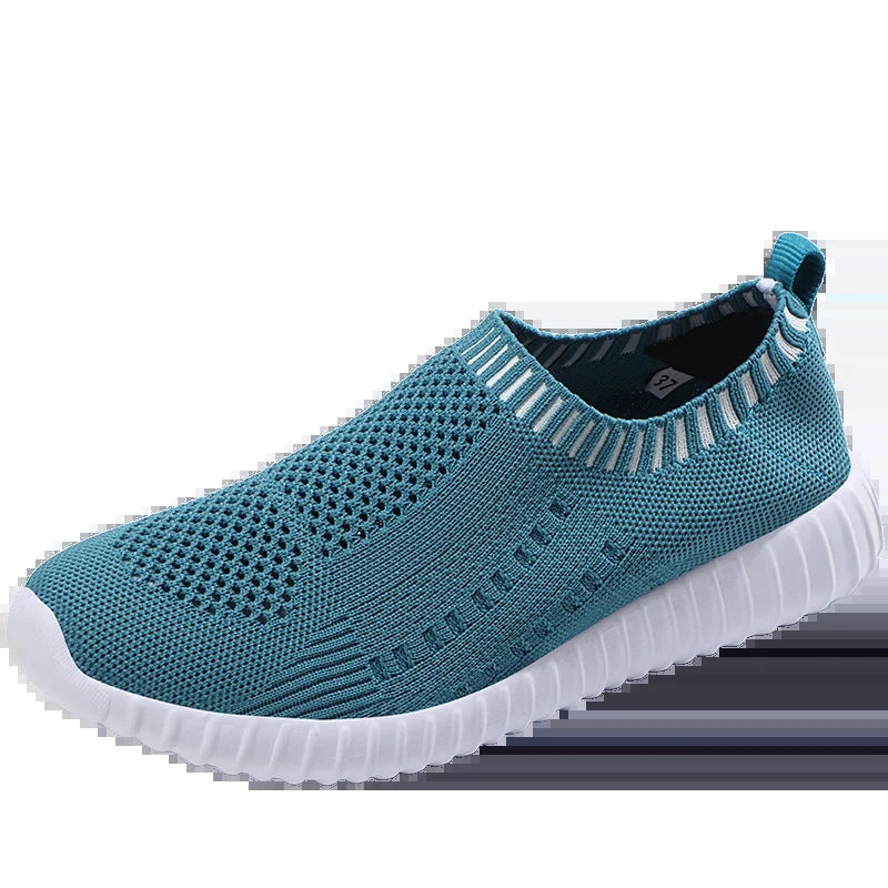 Women Casual Sneakers Mesh Breathable Sport Shoes for Woman Vulcanized Shoes Summer Female Socks Walking Shoes Woman Footwear