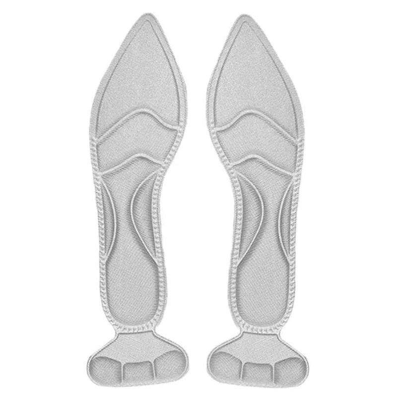 7D Soft Memory Foam Insole Pad Inserts Heel Post Back Breathable Anti-Slip for Women High Heel Shoe Shoe Arch Support Insoles