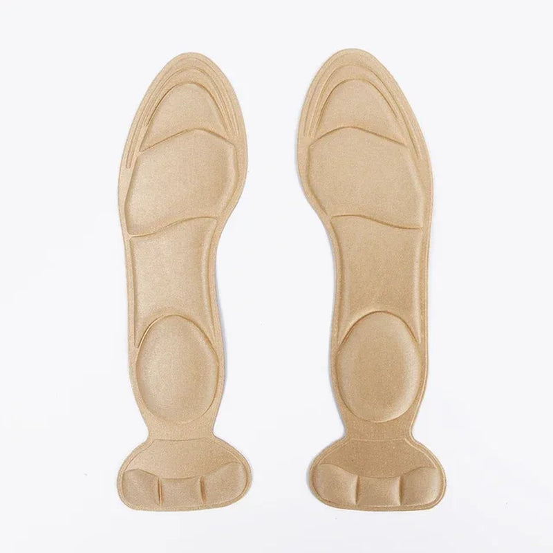 7D Soft Memory Foam Insole Pad Inserts Heel Post Back Breathable Anti-Slip for Women High Heel Shoe Shoe Arch Support Insoles