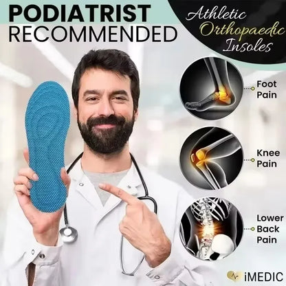 2/4Pcs Memory Foam Orthopedic Insoles Shoes Men Women Nano Antibacterial Deodorization Insole Sweat Absorption Running Cushion