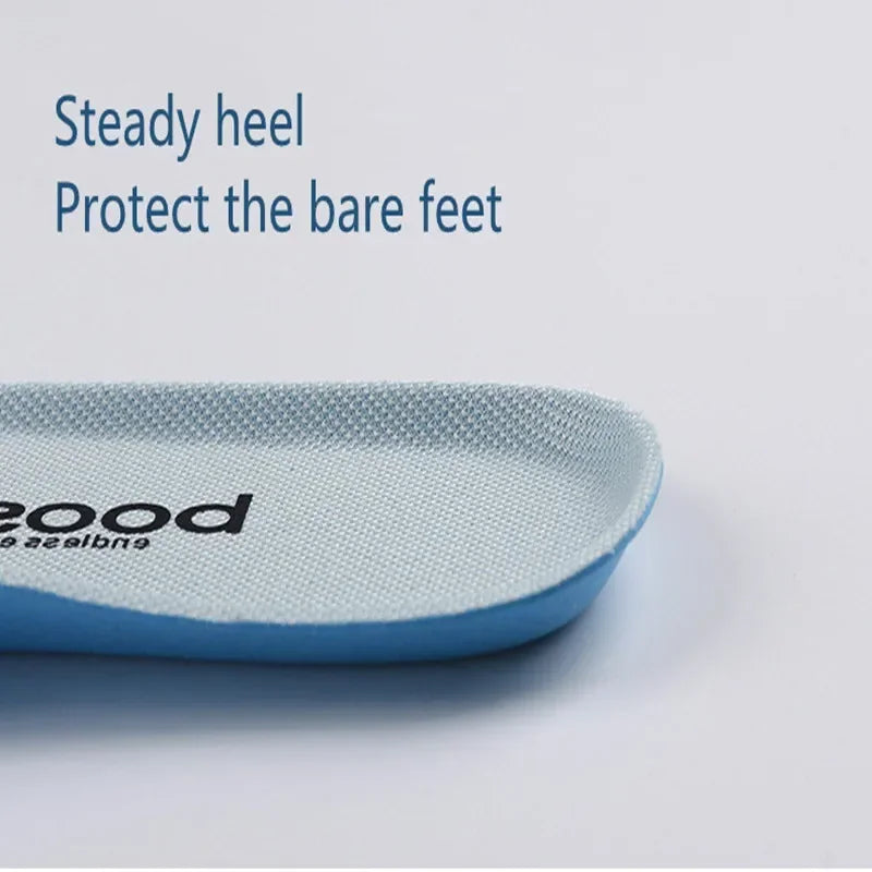 Sports Shock-Absorbing Insoles Soft Breathable Deodorant Cushion Shoe Inserts Running Anti-Slip Template for Men Women Insole