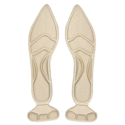 7D Soft Memory Foam Insole Pad Inserts Heel Post Back Breathable Anti-Slip for Women High Heel Shoe Shoe Arch Support Insoles