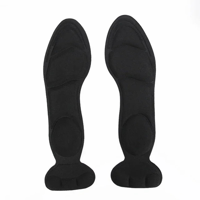 7D Soft Memory Foam Insole Pad Inserts Heel Post Back Breathable Anti-Slip for Women High Heel Shoe Shoe Arch Support Insoles