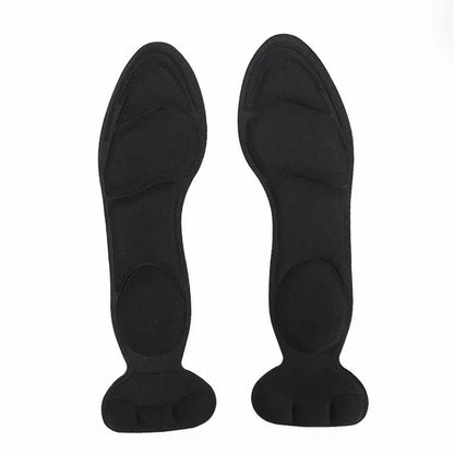 7D Soft Memory Foam Insole Pad Inserts Heel Post Back Breathable Anti-Slip for Women High Heel Shoe Shoe Arch Support Insoles